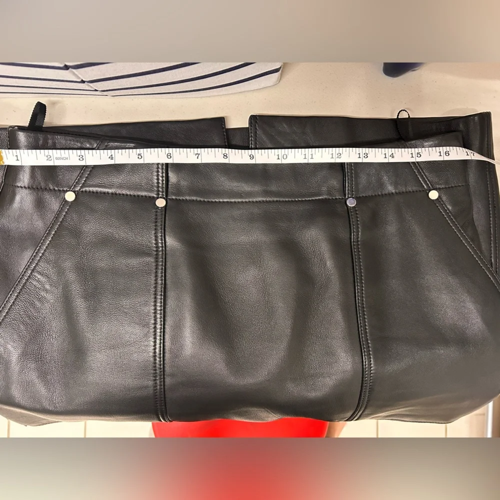 A.L.C Gwen leather midi skirt 17x31 - Picture 14 of 16